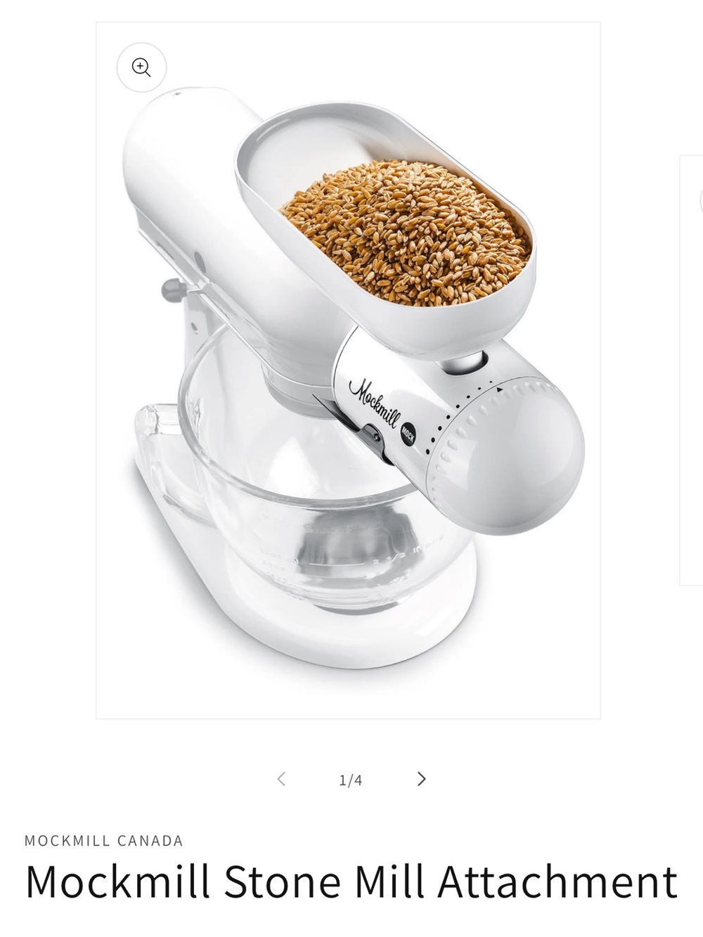 Mockmill stone mill attachment *JUST THE ATTACHMENT*